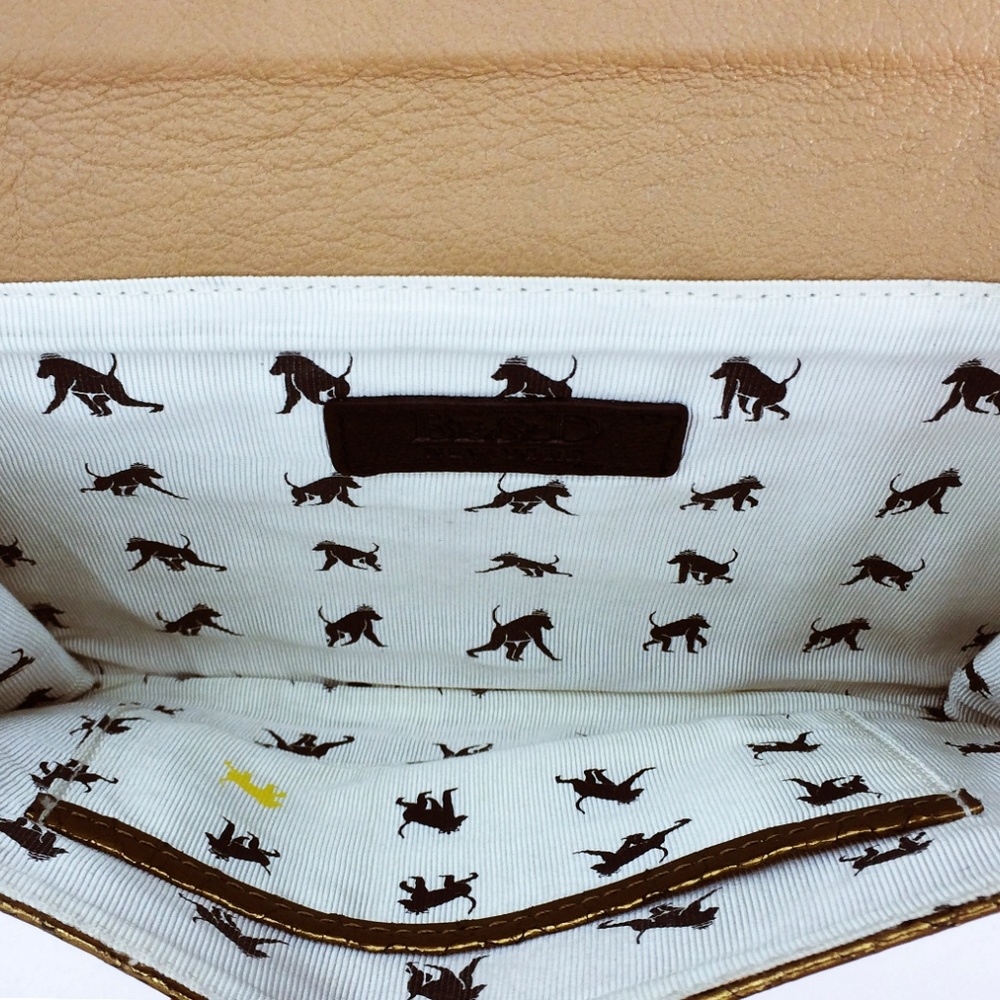 BE & D Snake Embossed Leather Clutch - Picture 4 of 8